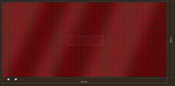 LED Grafische display XTG20-511-ZX   88x40=3520px  183cm x 85cm