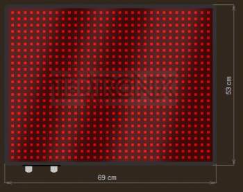 LED Grafische display XTG20-304-ZX   32x24=768px  69cm x 53cm