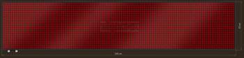 LED Grafische display XTG20-315-ZX   120x24=2880px  248cm x 53cm