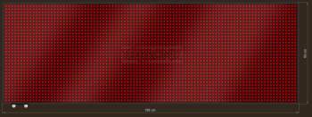 LED Grafische display XTG20-412-ZX   96x32=3072px  199cm x 69cm