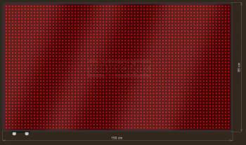 LED Grafische display XTG20-509-ZX   72x40=2880px  150cm x 85cm