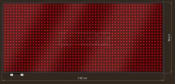 LED Grafische display XTG23-307-ZX   56x24=1344px  132cm x 59cm