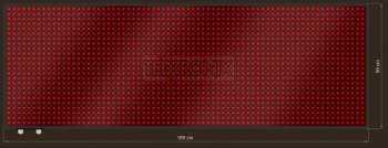 LED Grafische display XTG23-309-ZX   72x24=1728px  169cm x 59cm