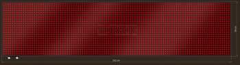 LED Grafische display XTG23-313-ZX   104x24=2496px  242cm x 59cm