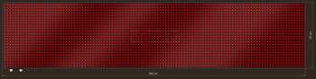 LED Grafische display XTG23-314-ZX   112x24=2688px  260cm x 59cm