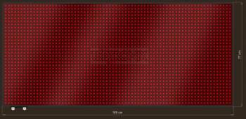 LED Grafische display XTG23-409-ZX   72x32=2304px  169cm x 77cm