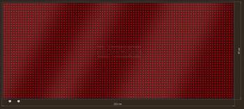 LED Grafische display XTG23-512-ZX   96x40=3840px  223cm x 95cm