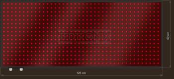 LED Grafische display XTG30-205-ZX   40x16=640px  125cm x 52cm