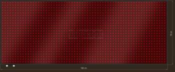 LED Grafische display XTG30-308-ZX   64x24=1536px  198cm x 76cm