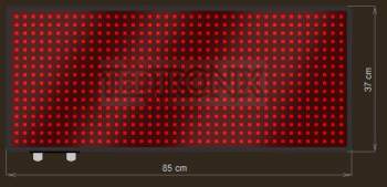 LED Text Display XTT20-205-ZX   40x16=640px  85cm x 37cm