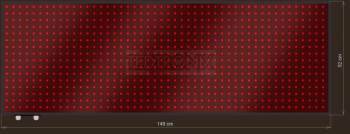 LED Text Display XTT30-206-ZX   48x16=768px  149cm x 52cm