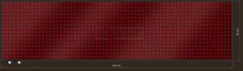 LED Text Display XTT30-208-ZX   64x16=1024px  198cm x 52cm