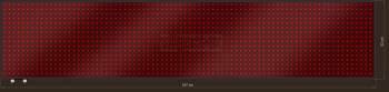 LED Text Display XTT30-210-ZX   80x16=1280px  247cm x 52cm